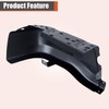 labwork Black Rear Bumper End Caps Right Passenger Side Bumper