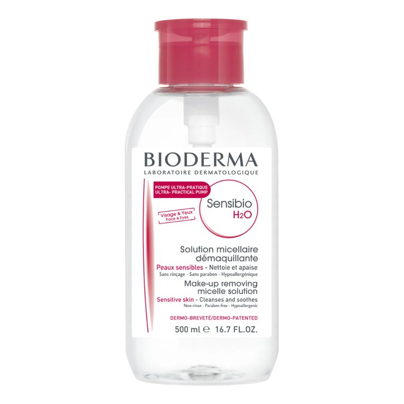 Bioderma Sensibio H2o, Agua Micelar Dermatológica, 500 Ml