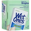 Singles Sensitive Skin Individually Wrapped Hand Moist Wipes, 24 Count