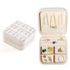 JFKJKQH Small Jewelry Box,Travel Jewelry Organizer Case with Stylish Braided