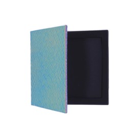 Mermaid Fish-Scale Pattern Change Empty Magnetic Eyeshadow Blush Highlighters Palette makeup tools (3.9 * 3.9 inch)