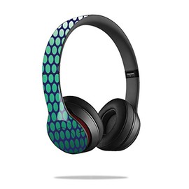 Mightyskins Protective Vinyl Skin Decal Cover Compatible with Dr. Dre Beats Solo2 Headphones wrap Sticker Skins Circles