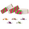 Wristbands - Striped - 500 Pack - 3/4" Wristbands for