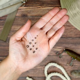 AMZfishing® 20 x rig rings, carp accessories, carp accessories, carp fishing, coarse fish fishing, fishing ring, fishing accessories (20, tear drop S (2.7 x 3.5 mm))