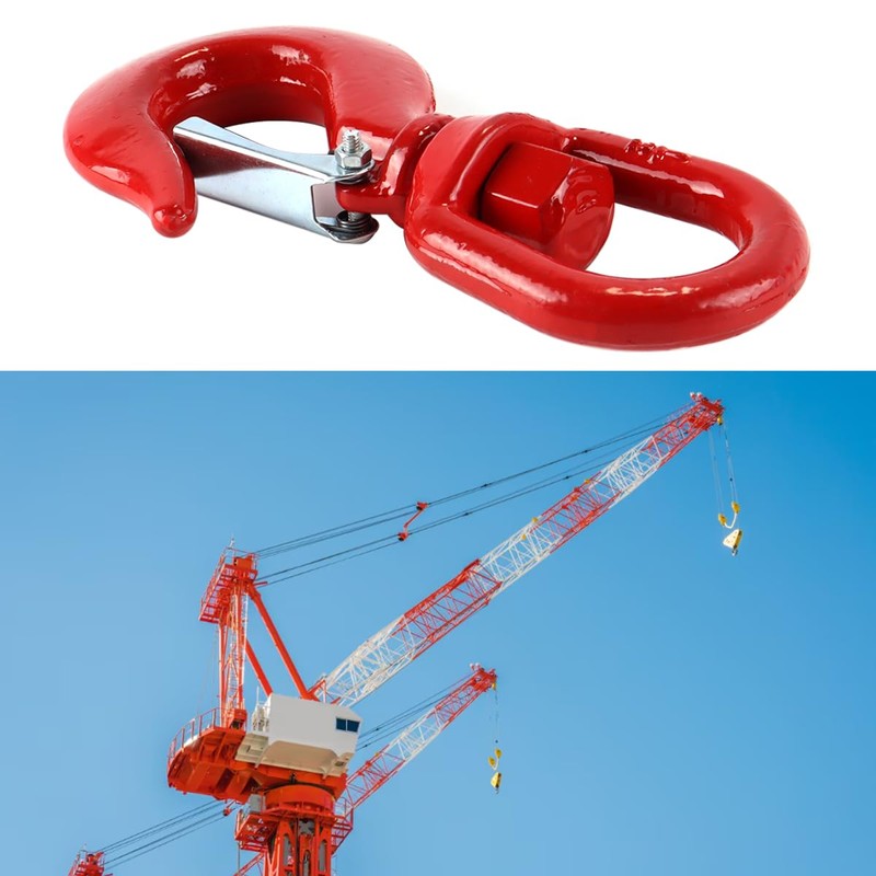 Enwye American Alloy Steel Swivel Crane Hook 2 Ton Capacity