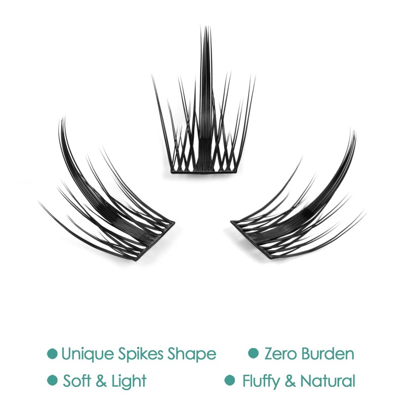 DIY Eyelash Extension, 3D Effect Glue Bonded Band Individual Lash