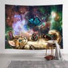 JAWO Cat Wall Tapestry Cool Funny Kitten Playing With Butterfly