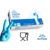 Intco Nitrile Gloves (Small, 100 Count),Strong & Flexible, Food Safe