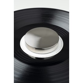 Pro-Ject Record Puck PRO, Nickel Plated Aluminium Record Puck, Sound Improvement for All Turntables