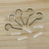 DDHOMIN 20 Pieces Stainless Steel Screw-in Ceiling Cup Screw Hooks