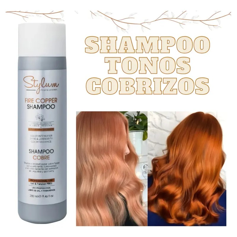 Shampoo Para Tonos Cobrizos Flores De Orquídea + Berry