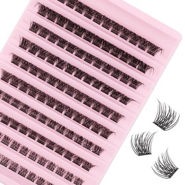 GEMERRY MHL-08 Eyelash Extensions, Volume Eyelash Extensions, Cluster Lashes, Individual Eeylashes Extensions, D Curl, Fluffy Eyelash Extensions, Natural, Fake Lashes
