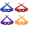 Lezevn 4pcs Ninja Style Face Mask Multicolor Adjustable Half Masks