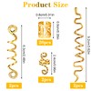 26PCS Gold Hair Accessories Set, Gold Snake Hair Clips Loc