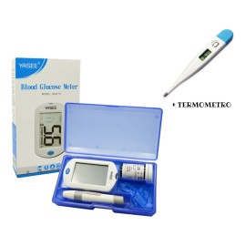 Glucómetro Medidor De Glucosa Azúcar + Termometro Digital