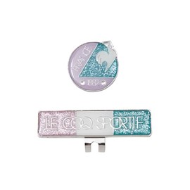 [ルコックスポルティフゴルフ] マーカー クリップタイプ 台座 ラインストーン キラキラ かわいい ラウンド ゴルフ LG5FAZ62L レディース PP00(パープル)