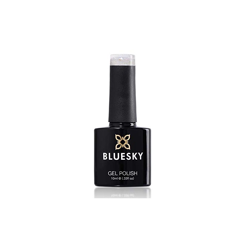 Bluesky Gel Nail Polish, Elektra Galaxy 6, Purple/Multi-Glitter, UV/LED Soak-Off
