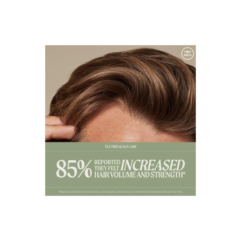Tea Tree Scalp Care Regeniplex Shampoo, Thickens + Strengthens, For