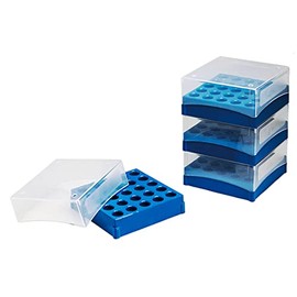 Azuwan Freezer Box (for 0 ml) F18852-0017 3-6197-01 5.2 x 2.0 inches (133 x 133 x 51 mm), Storage for 25 Bottles, 4 Packs