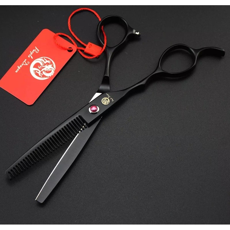 Purple Dragon Kit Tijeras Prof Estilista Zurdo Estuche Purple Dragon