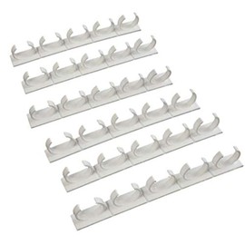 Crazy Chef Spice Clips 30 ct Spice Clips Gripper Organizer Holds 30 Spice Jars - Pantry and Inside Cabinet Organization 3M Adhesive Spice Rack