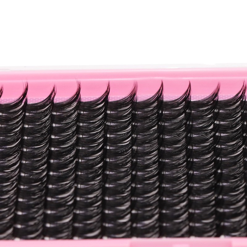 SULV DIY False Lash Extension Clusters D Curl 144 Pcs