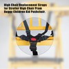 Baby High Chair Straps - Black Adjustable 5 Point Harness