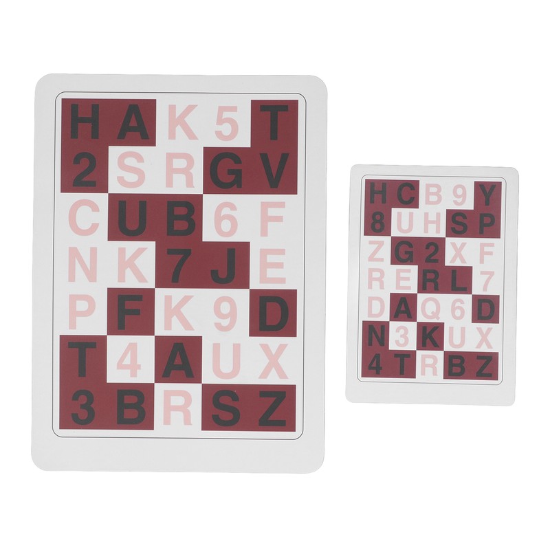 Red Green Disinhibit Training Cards with Glasses Alleviate Inhibition Letter