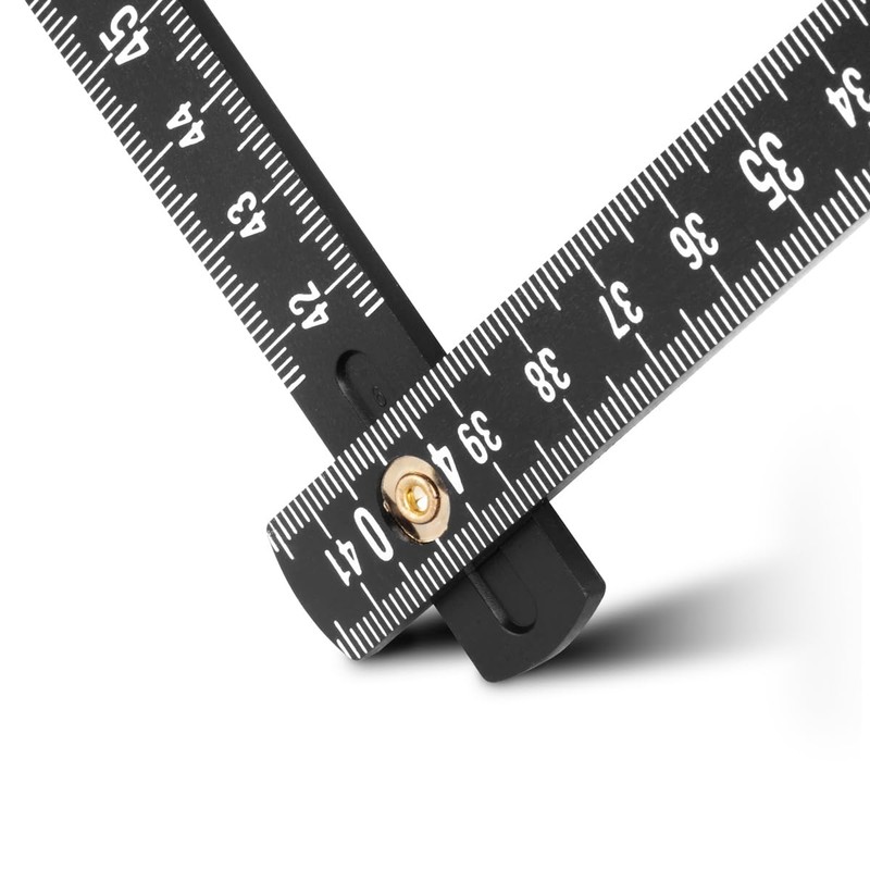 STAHLWERK Ruler Set of 3 2 Metres Precise Plastic Folding