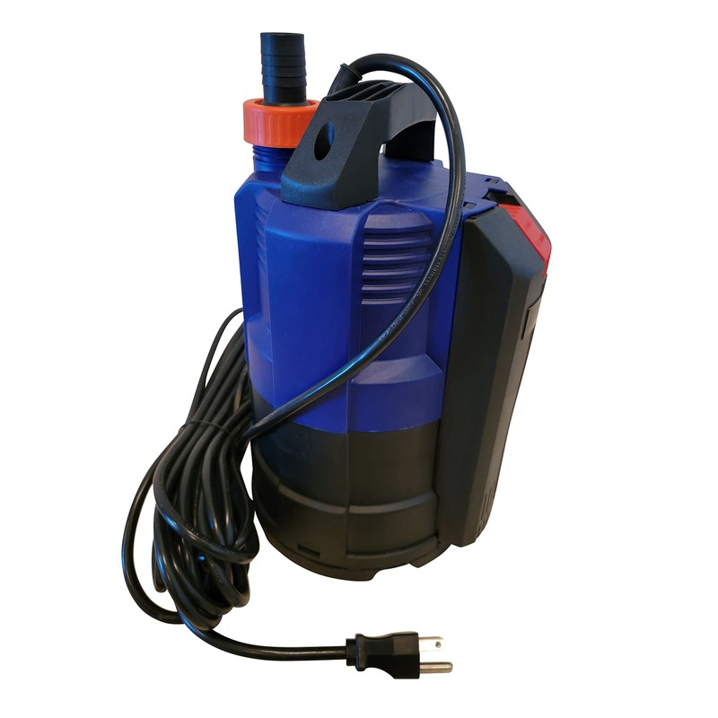 Professional EZ Travel Collection Submersible Water Pump with 25-Foot Hose