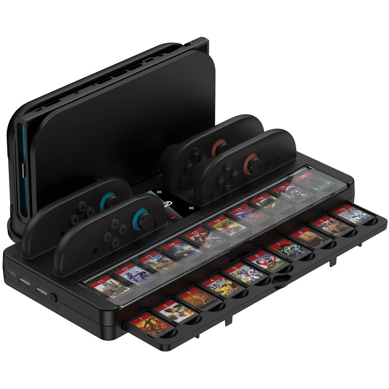 HELLCOOL Charging Dock for Switch 2 & Storage Station 4-in-1