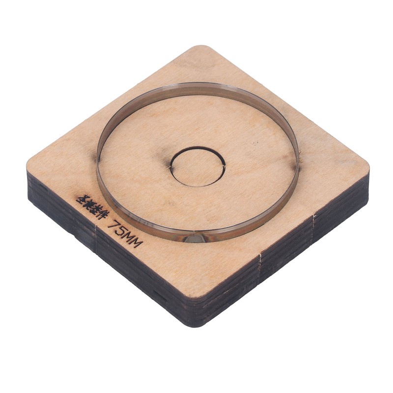 Leather Cutting Die 75mm Dia Round Shaped Manual Punching Molds