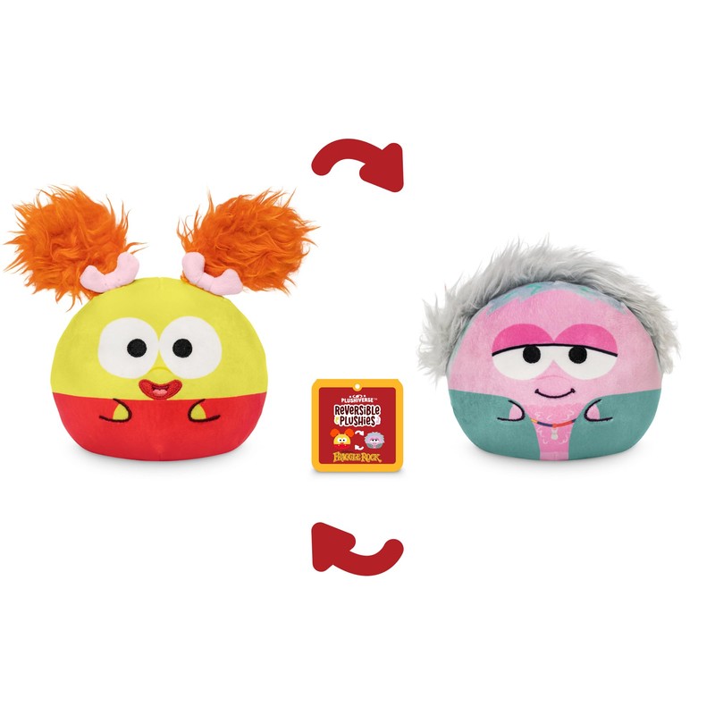 Teeturtle Jim Henson's Fraggle Rock Red and Mokey 4" Reversible