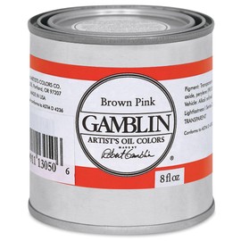 8 oz. Artists' Grade Oil Paints Color: Brown Pink