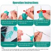 41pcs Precision Applicator Caps Set, Precision Tip Applicator Caps for