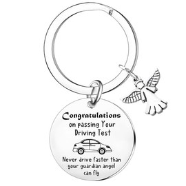 Drive Safe Gifts New Driver Gifts For Daughter Son Drive Safe Keyring For Women Men Driver Gift Guardian Angel Car Keyring