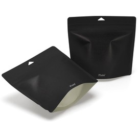 Fluto Strong Odor Resistant Bags, Chucks with Holes, Sanitary Box, Disposable Deodorizing Bags, Garbage Bags, Medium, Black, Pack of 30