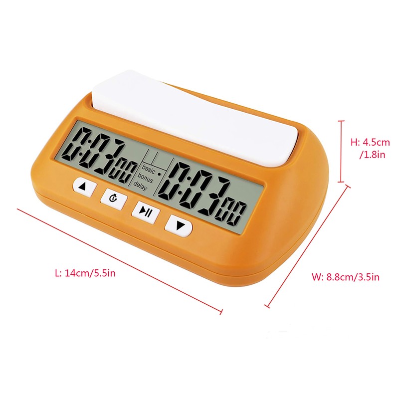 Chess Clock Multipurpose Portable Professional Digital Chess Timer Game Timer