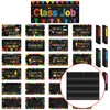 Fulmoon 86 Pcs Class Jobs Pocket Chart Set Teacher's Helper