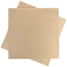 Deli Paper (12"X12" - 100ct), Sandwich Paper Wraps Grease Proof Material (Kraft Brown Butcher Paper)