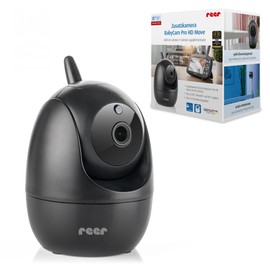 reer Additional Camera for 80520 BabyCam Pro HD Move, Expansion Camera, Wide Angle, Pivoting and Tilting, Night Vision, 4x Zoom