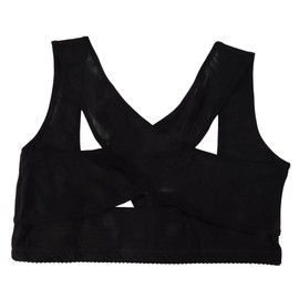 xelea Ladies Women Adjustable Shoulder Back Posture Corrector Chest Brace Support Belt-Black-L