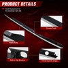 XQSMWF Front Passenger Right Side Chrome Fender Garnish Molding Trim