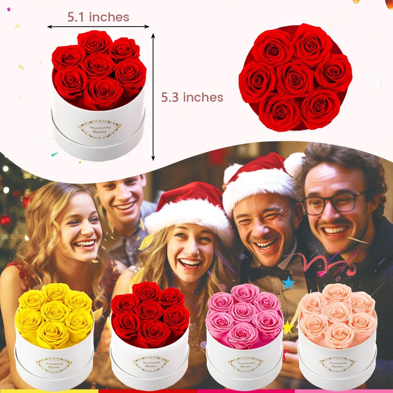Beaulasting Long Lasting Preserved Roses in a Box Last a