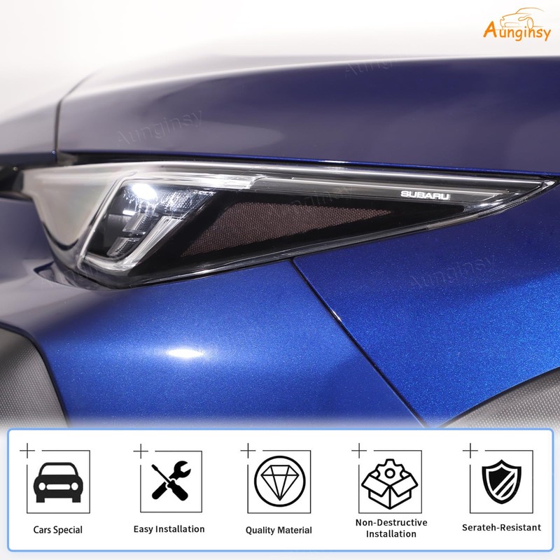 Aunginsy Car Front Side Headlight Decal Sticker Compatible with Subaru