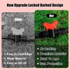 8pc 1/2 inch Irrigation Fittings Anti-Drop Drip Irrigation Valve,Lock Barbed