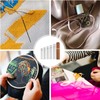 Large Eye Sewing Needles 25pcs Sharp Embroidery Darning Needles for