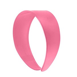 Neon Pink 2 Inch Hard Plastic Headband with Teeth Women and Girls wide Hair band (Motique Accessories)