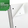 Mead Spiral Notebook, 1 Subject, Quad Ruled, 100 Sheets, Grid