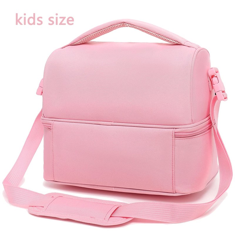 FlowFly Double Decker Cooler Insulated Lunch Bag Large Tote for